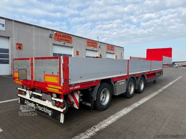 Chargeur bas Kel-Berg 3-axle Stepdeck/Tiefbettauflieger/Nedbygget