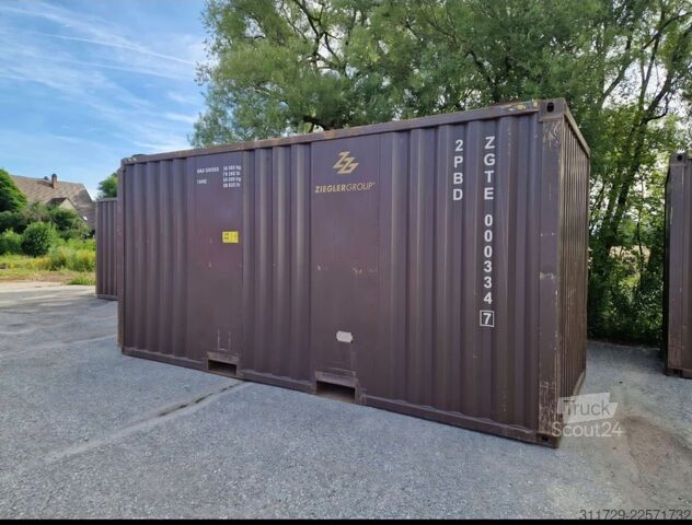 контейнер за превоз Decker Containerbau 20ft Bulk Container oben offen, 360°