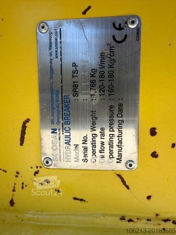 Kettenbagger  SOOSAN SB70TS-P 1500kg,SOOSAN SB81TS-P 1800kg