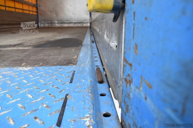 Plattewagen met zeil RENAULT T460 E6 4x2 Retarder Edscha AHK LBW