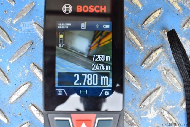 Plattewagen met zeil RENAULT T460 E6 4x2 Retarder Edscha AHK LBW