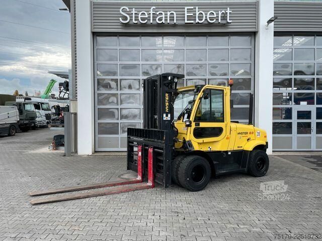  Hyster H8.0 FT9 / nur 814h! / Triplex: 5,52m / ZVG