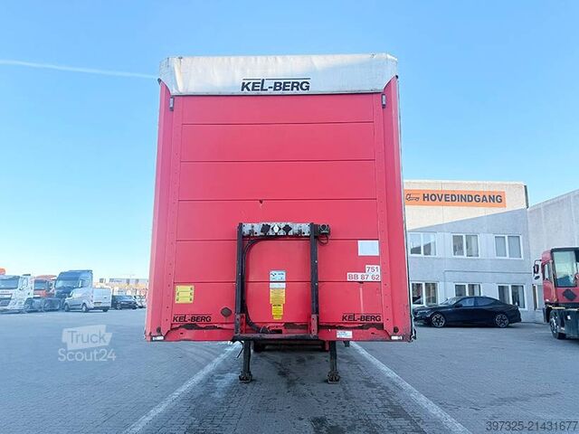 Presenninger, der kan skubbes Kel-Berg Curtainsider / Planenauflieger / Gardin