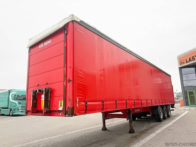 Presenninger, der kan skubbes Kel-Berg Curtainsider / Planenauflieger / Gardin