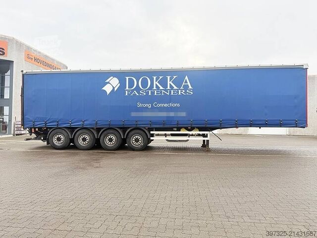 Presenninger, der kan skubbes KLC Curtainsider / Planenauflieger / Gardin