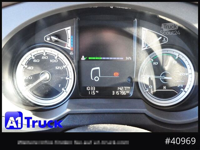 Caminhão com carroçaria intercambiável DAF XF 480 FAN, SCC, 7,82 Jumbo, Lenkachse,  Standklima,