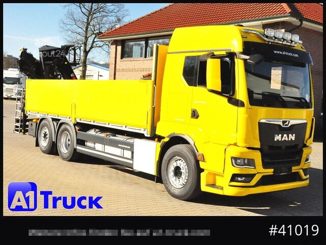 Teherautóra szerelt daru MAN TGS 26.510, Hiab 228-4 Funk  Lenkachse