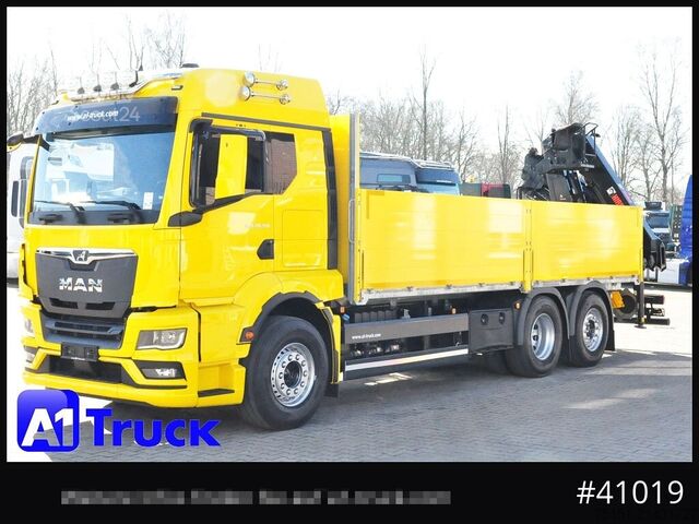 Teherautóra szerelt daru MAN TGS 26.510, Hiab 228-4 Funk  Lenkachse