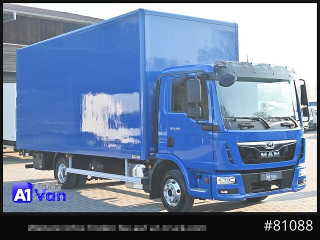 Skåpbil MAN TGL 8.190 Koffer, Klima, LBW, Luftfederung