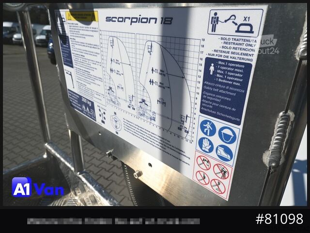 Furgons IVECO Daily 35S14 Hubarbeitsbühne, Ruthmann, 3,5 Tonnen, 16 meter