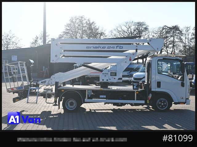 Furgon ISUZU Isuzu M21 Hubarbeitsbühne, snake 24fb, 24 Meter, 3,5 Tonnen