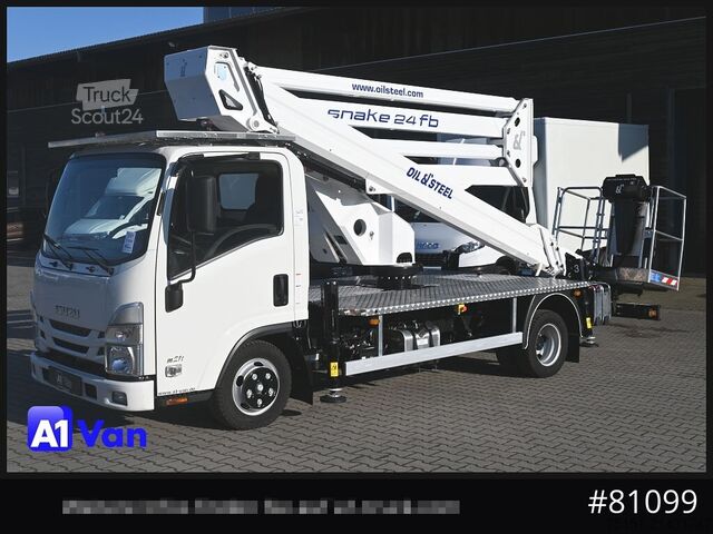 Furgon ISUZU Isuzu M21 Hubarbeitsbühne, snake 24fb, 24 Meter, 3,5 Tonnen