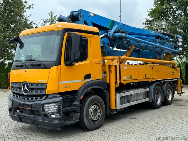 Concrete pump truck Mercedes-Benz AROCS 2645 6x4 SCHWING 38M/EURO6