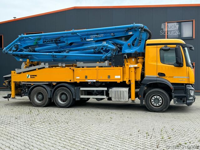 Concrete pump truck Mercedes-Benz AROCS 2645 6x4 SCHWING 38M/EURO6