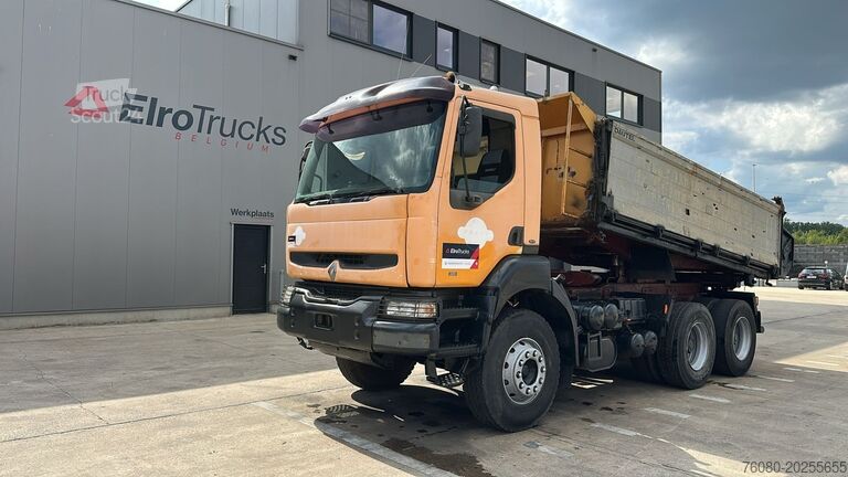 3-way tipper Renault Kerax 385 (POMPE MANUELLE / MANUAL PUMP / 6X4 /...