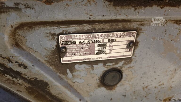 Tankwagen Mercedes-Benz SK 1619 (12.400L / GERMAN TRUCK / CAMION ALLEMA...