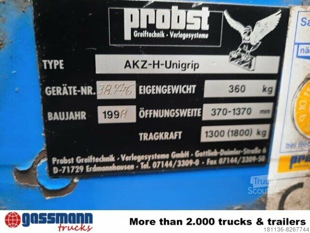 Tovorna dvigalka na tovornjaku PROBST AKZ-H-Unigrip Palettenzange