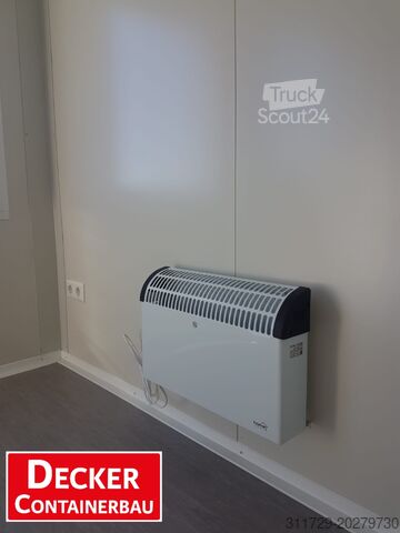 Živý kontajner Decker Containerbau Kombicontainer auf ABR,20 ft halb Büro