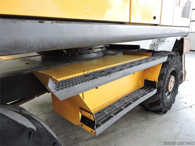 Pelle sur pneus VOLVO EW160C
