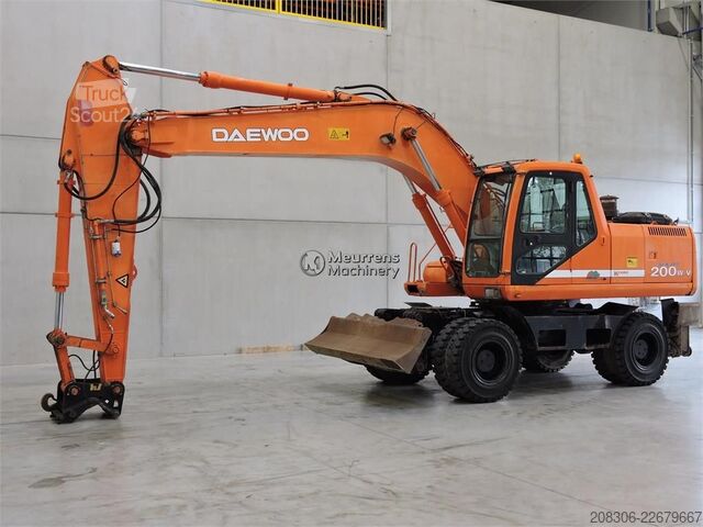 Pelle sur pneus DAEWOO S200W Belgium machine