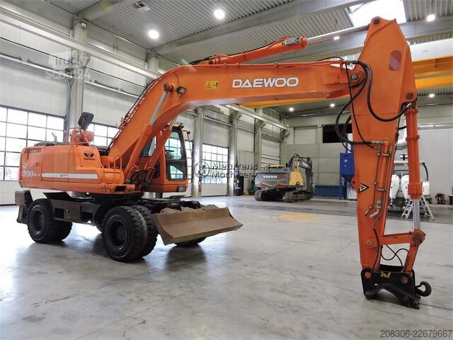 Pelle sur pneus DAEWOO S200W Belgium machine
