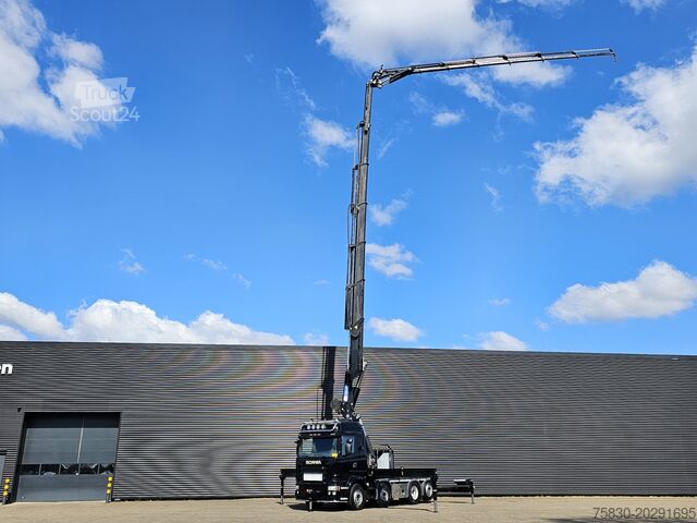 Darus teherautó Scania R490 / 8x2 / HMF 85 TM CRANE / WINCH / JIB