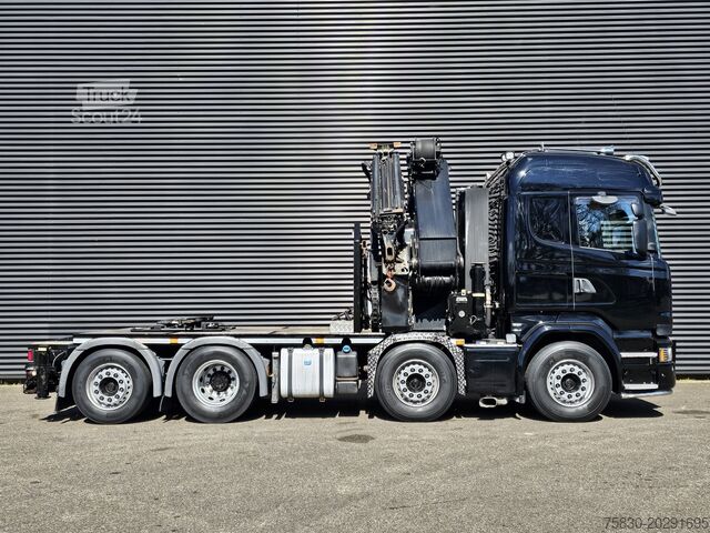 Darus teherautó Scania R490 / 8x2 / HMF 85 TM CRANE / WINCH / JIB