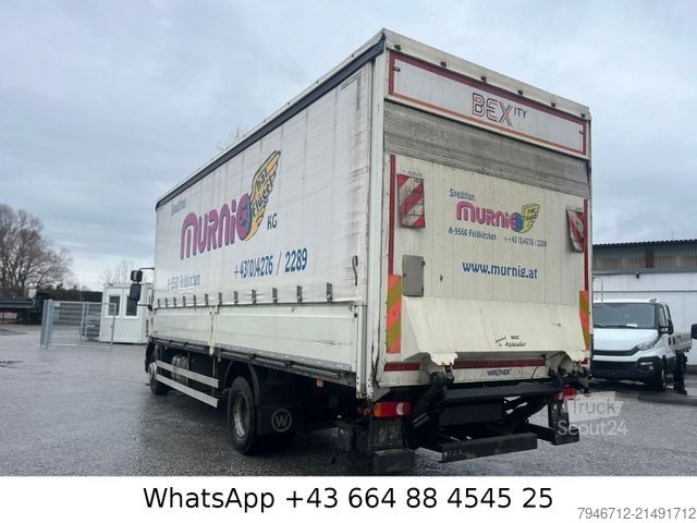 Samochód ciężarowy z plandeką typu platforma DAF LF 220 FA Pritsche Plane LBW*ADR 7,20m TÜV *2015