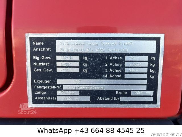 Caminhão frigorífico MAN TGS 26.440 EEV Kühlkoffer LBW 6x2 Org. 23.000 Km