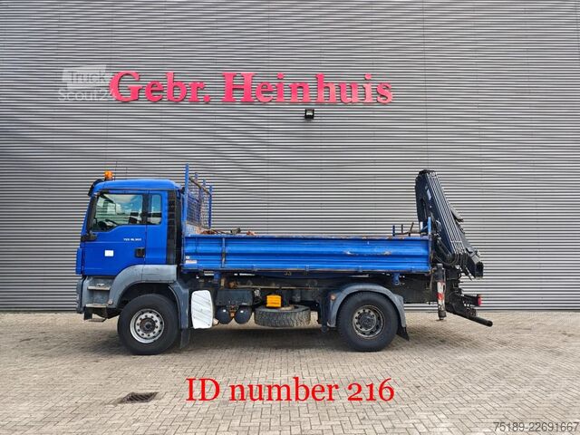 3-stranski nakladalnik MAN TGS 18.360 4x2 2 Seitenkipper Hiab 122 DS-3 Hiduo