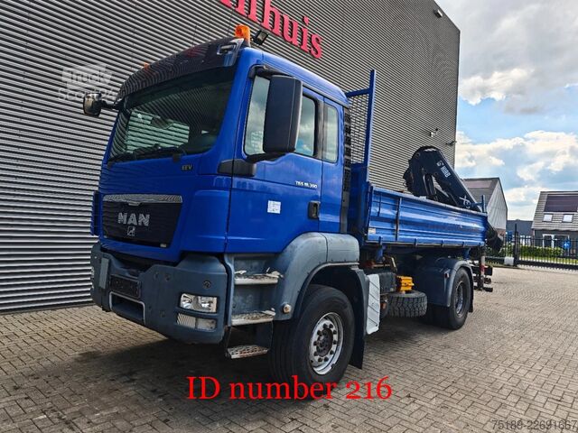 3-stranski nakladalnik MAN TGS 18.360 4x2 2 Seitenkipper Hiab 122 DS-3 Hiduo