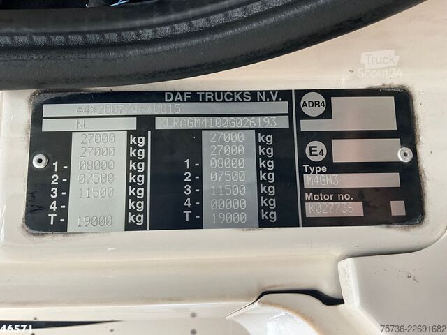 Pojazd do zbiórki odpadów DAF FAG CF 290 Euro 6 Geesink 17m³