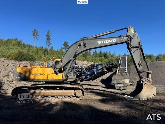 Raupenbagger Volvo EC290CL Excavator w/ Rototilt and 2 Buckets WATCH