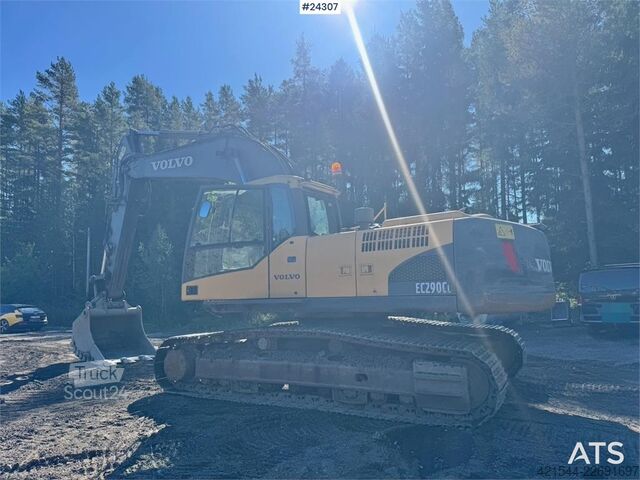 Raupenbagger Volvo EC290CL Excavator w/ Rototilt and 2 Buckets WATCH