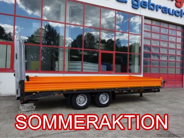 Nízkoložný přívěs Möslein TTT-11 6,20 Orange  Neuer Tandemtieflader