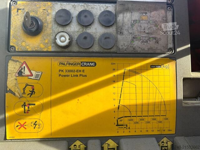 Semi-lavlaster INVEPE JOLUSO PALFINGER PK33002EH 6X hydro + 3AXLE + REMOTE