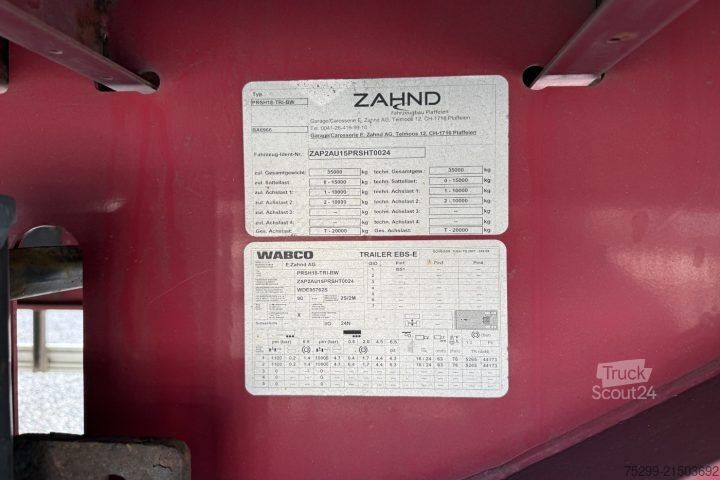 Naczepa otwarta  2-AU Brücke / Pritsche