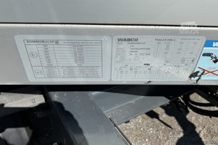 Відкритий причіп з тентом Schwarzmüller T-Serie Brücke / Swiss-Vehicle