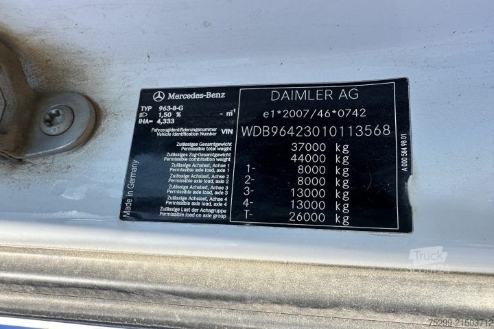 Tovorno vozilo za posebne namene Mercedes-Benz Arocs 3245 8x4 2-SK Meiller / Swiss-Vehicle