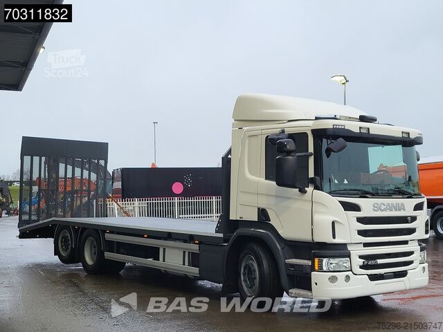 Kombijevski prevoznik avtomobilov Scania P450 P 6X2 8,80m Machine Transporter Winch Lift...