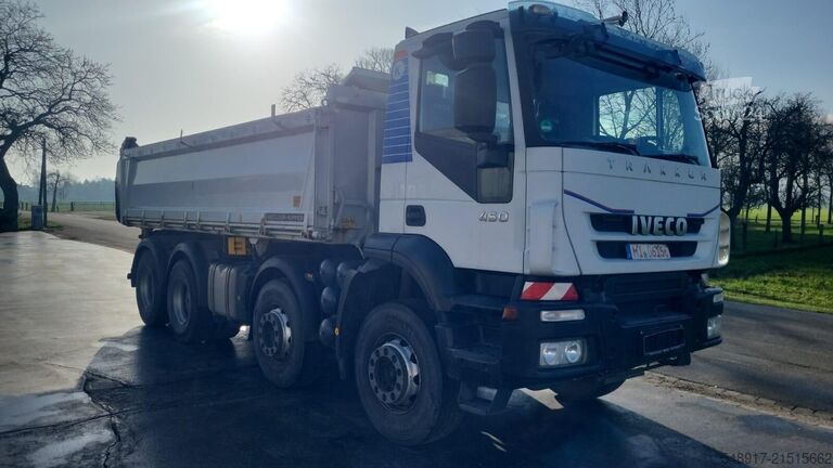 3-Seiten-Kipper IVECO AD340T45K 8x4 Meiller/Stahl Bordmatic Links