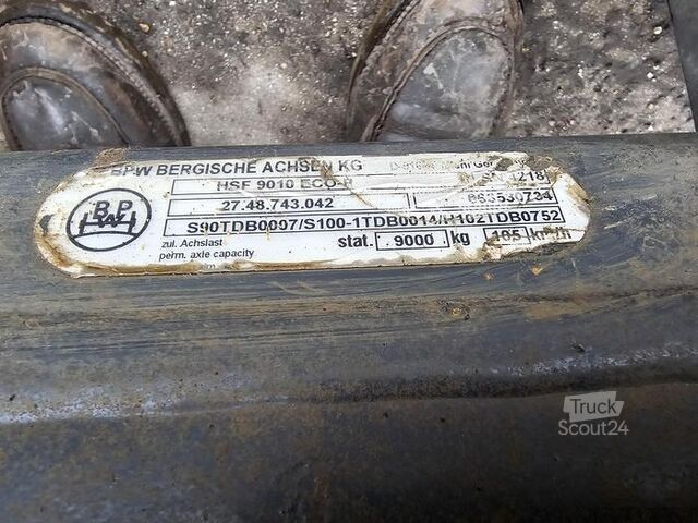 Náprava BPW HSF 9010 ECO-P | TRAILERAXLE |DRUM.