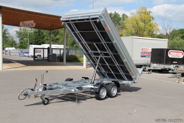 Remorcă basculantă trilaterală WOERMANN Unilader 2735/185