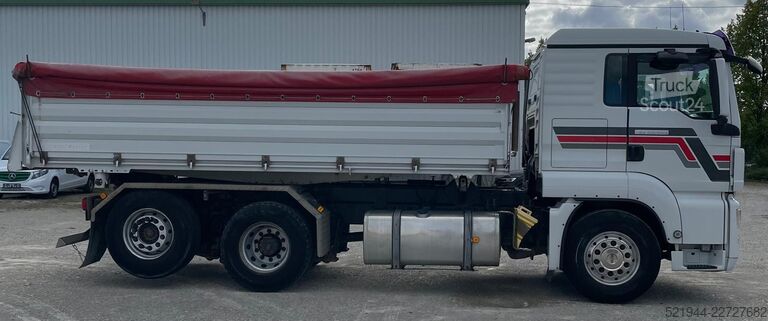 Dreiseitenkipper LKW MAN TGS 26.440  6x2 Liftachse Full Air Euro4