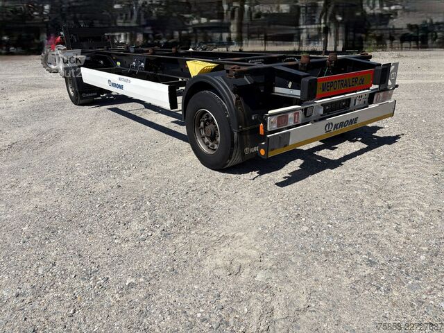 Reboque de chassis intercambiável Krone Maxi BDF Lafette mit Breitreifen 445er