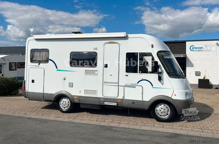 Entegre karavan HYMER/ERIBA B 524 - Klima - Hub/Festbett -  - AHK