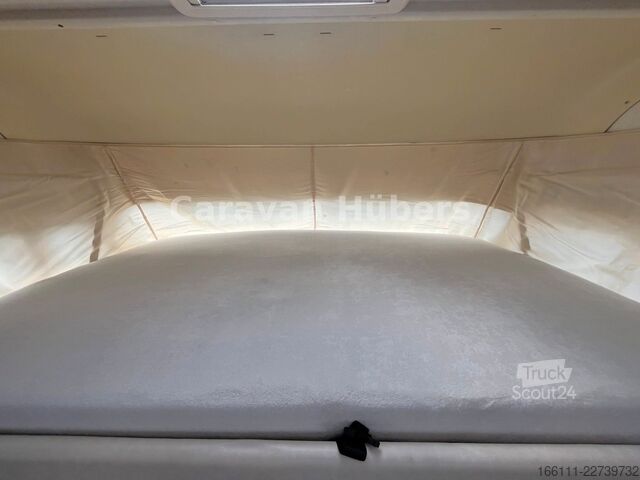 Entegre karavan HYMER/ERIBA B 524 - Klima - Hub/Festbett -  - AHK