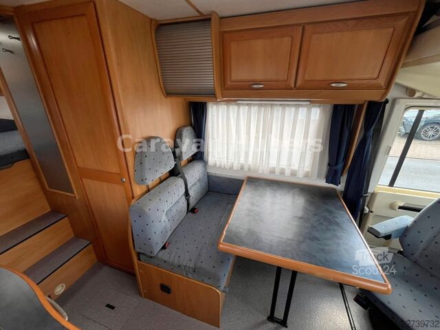 Entegre karavan HYMER/ERIBA B 524 - Klima - Hub/Festbett -  - AHK