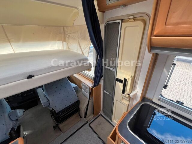 Entegre karavan HYMER/ERIBA B 524 - Klima - Hub/Festbett -  - AHK