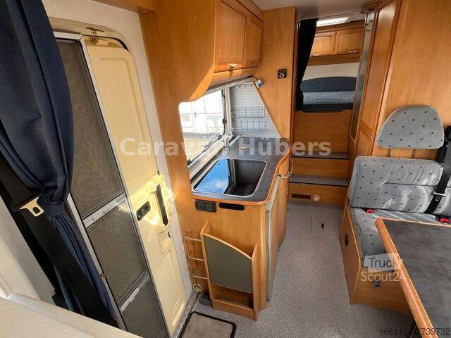 Autorulotă integrată HYMER/ERIBA B 524 - Klima - Hub/Festbett -  - AHK